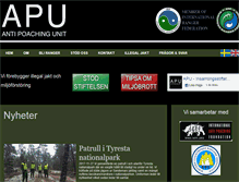 Tablet Screenshot of antipoachingunit.org